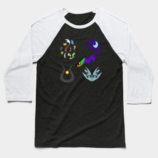 My little Pony - Villains of Equestria Cutie Mark Baseball T-Shirt